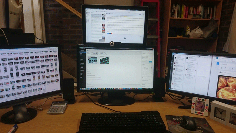 My 4 monitors